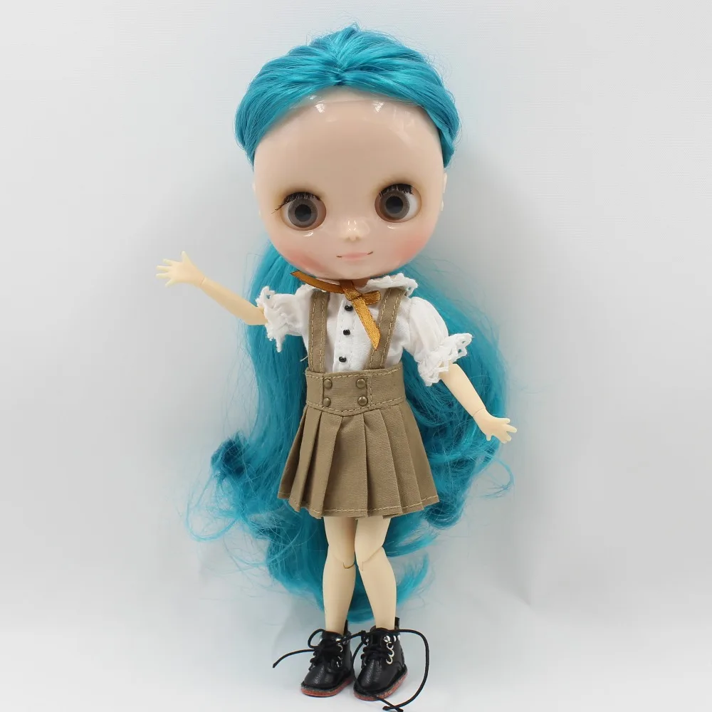 Костюм для куклы Middie Blyth рубашка с пышными рукавами и юбка на бретелях 20 см