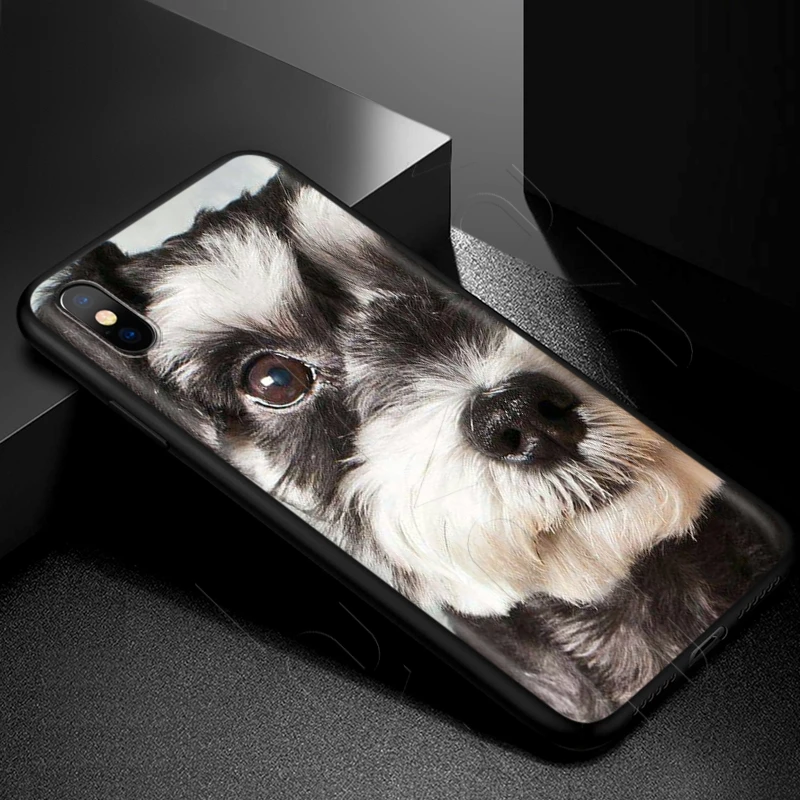 Lavaza Lovely Dogs Schnauzer Case for iPhone 11 Pro XS Max XR X 8 7 6 6S Plus 5 5s se |