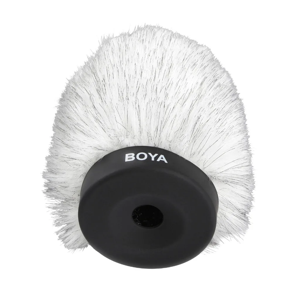 BOYA BY P120 пушистая наружная муфта на лобовое стекло для микрофонов конденсаторов