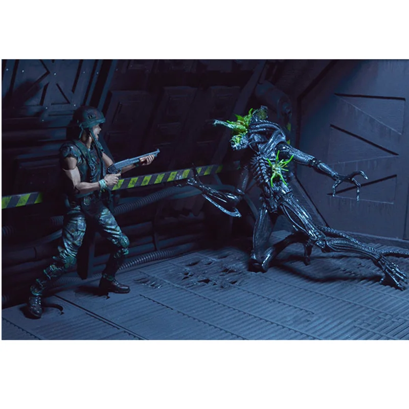 18 см NECA аниме фигурка кукла Alien The soldies фигурку Статуэтка из ПВХ Совместное