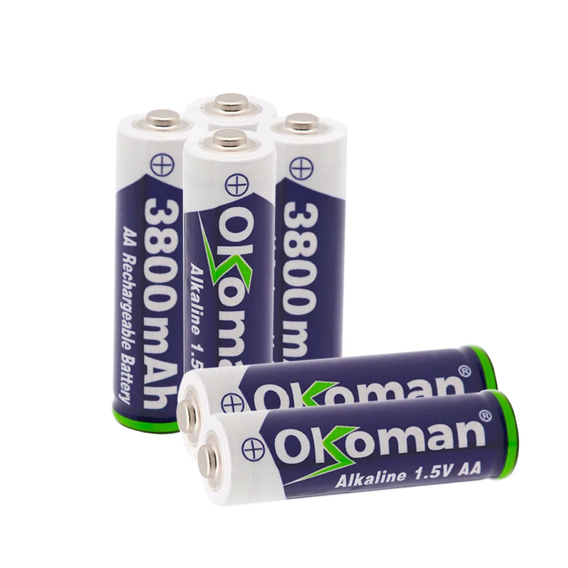 Новый тег 3000 MAH аккумуляторная батарея AA 1 5 V. Перезаряжаемая Новинка Alcalinas drummey для