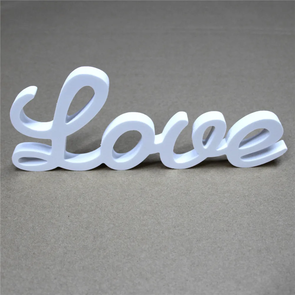 

Photo wall Artificial Wood Letters 12cm Birthday Home wedding decoration artificial Wooden Number letter used for name or logo