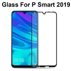 Защитное стекло для Huawei P smart plus 2019, полное покрытие, закаленное стекло