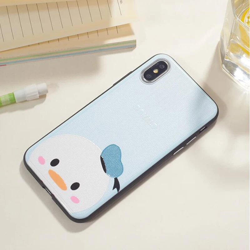 Милый мультяшный чехол IMIDO для телефона iPhone 7 8 Plus модные жесткие чехлы Обложка