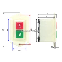 5a 380vac red green on off push button switch