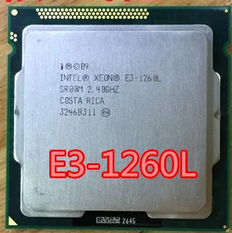 ЦП Xeon процессор E3 1260L E3-1260L 2,4 GHz L3 8M четырехъядерный TDP 45W cpu для hp GEN8