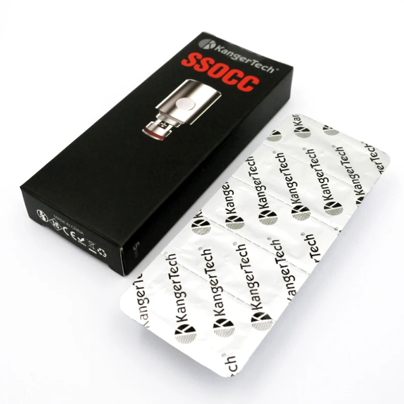 KangerTech SSOCC NiCr 1 5 Ом сменная катушка 10 штук для Kanger Subtank Toptank Subvod Protank-4 небокс K-поцелуй