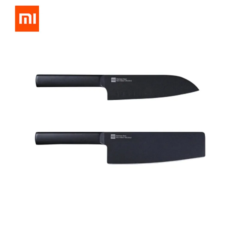 Оригинальный Xiaomi Mijia Huohou классный черный кухонный антипригарный нож из