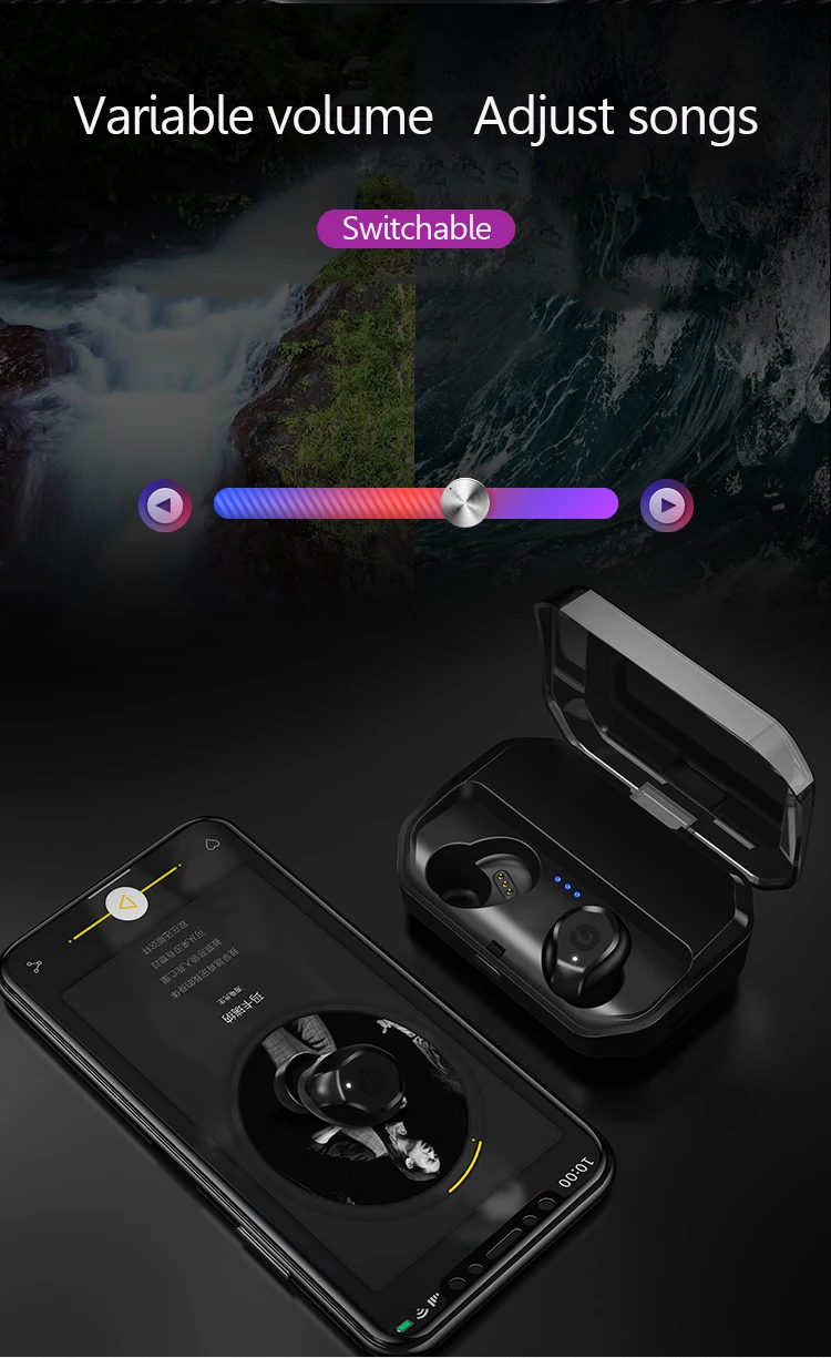 Профессиональные Мини BLuetooth наушники порт беспроводные наушники стерео наушники-вкладыши 5,0 IPX7 водонепроницаемые беспроводные наушники-вкладыши
