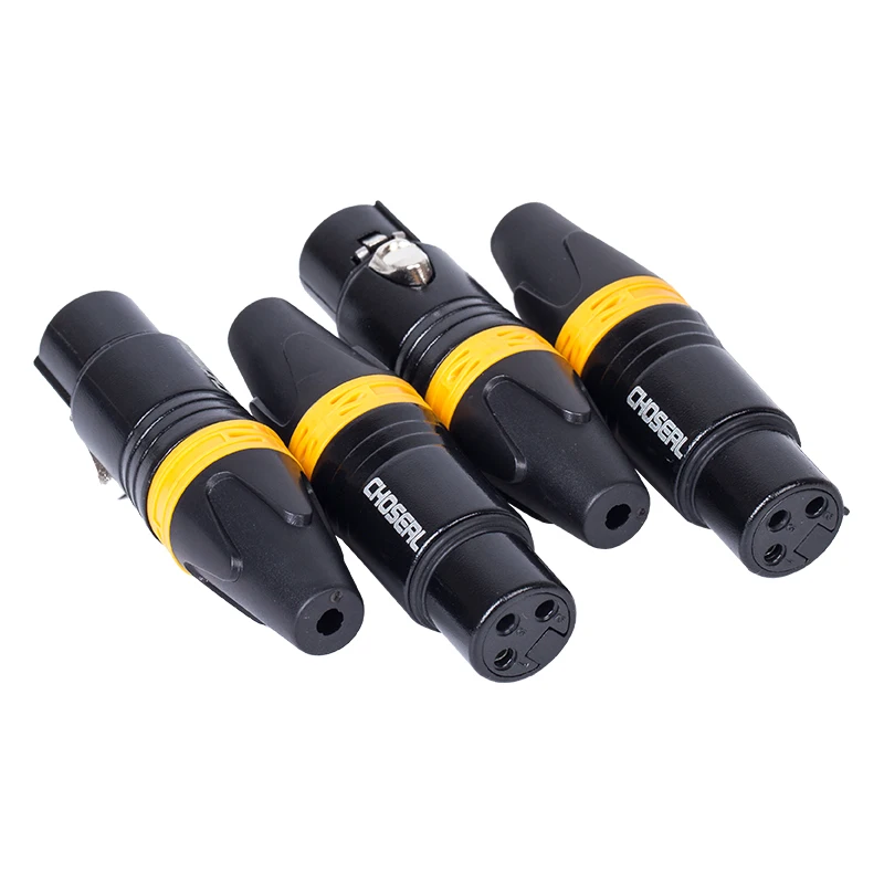 Choseal 30th anniversary QD2002B XLR Женский Аудио Микрофон Кабельный разъем пушки адаптер для