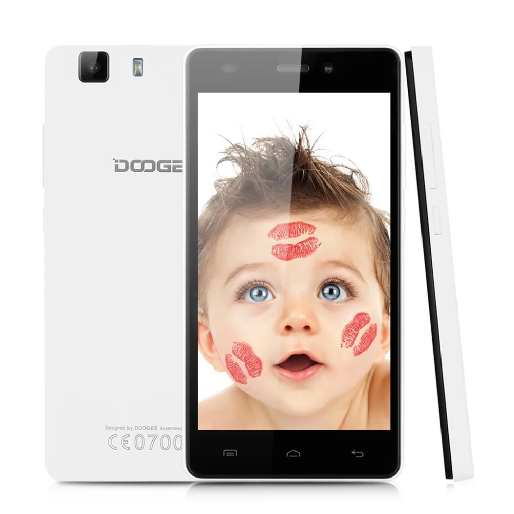 Оригинал Doogee X5 Pro 5 0 дюймов Android 6 4 ядра MTK6735 сотовый телефон Ram 2 ГБ + ПЗУ 16 смартфон г