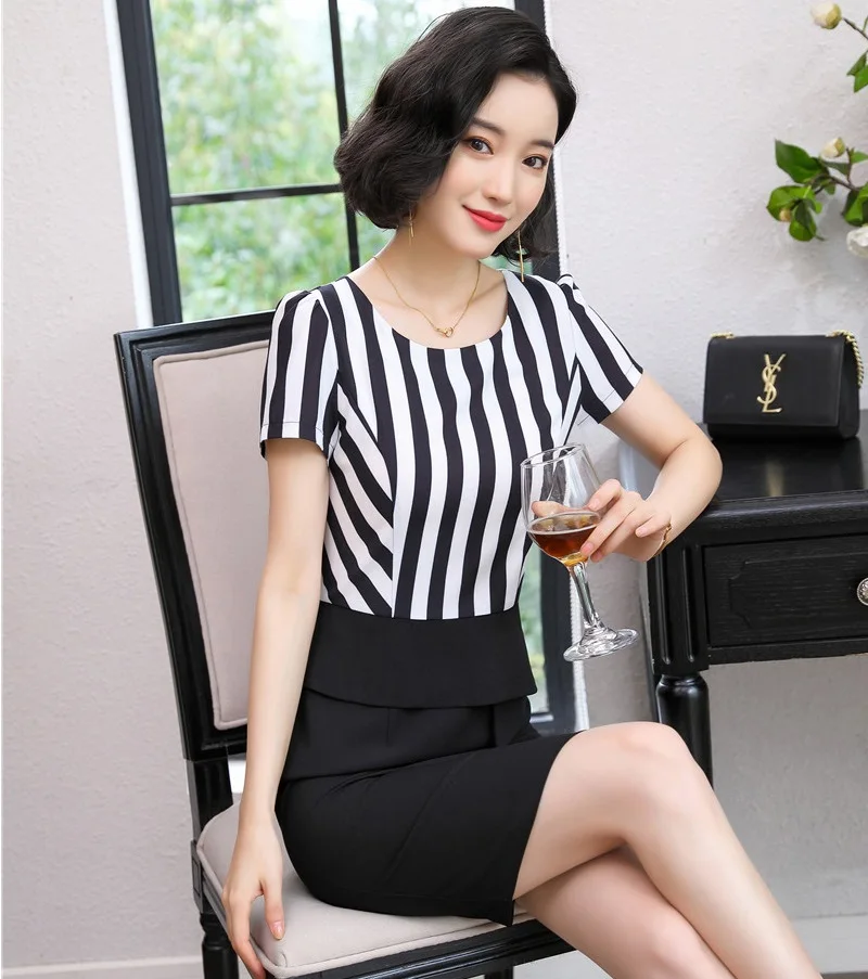 Модные стройные бедра летние платья с коротким рукавом 2019 новые стили женские