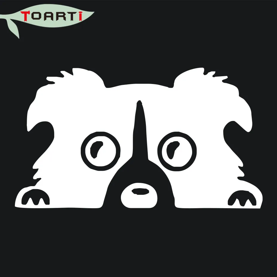 Наклейка Border Collie для собаки питомца индивидуальная Светоотражающая стеклянная