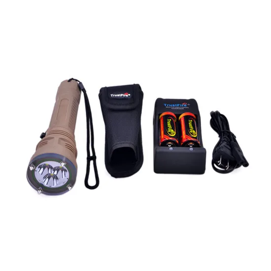 1 комплект TrustFire TR DF002 Cree XM L2 T6 1500LM 2 режим головная часть Дайвинг фонарик с ремешком