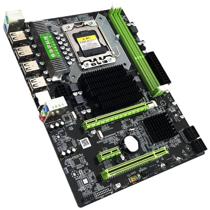 X58 Pro Lga 1366 гнездо для рабочего стола материнской платы с Ddr3 E5502 L5506 W3503 Ec3539 Lc3528 2Xddr3