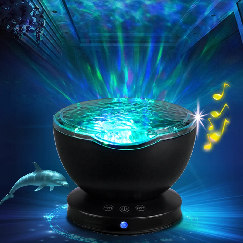 

Baby Luminous Toys Night Sleep Light Star Sky Ocean Wave Music Player Projector Lamp Baby Kids LED Sleep Appease Lights Gifts
