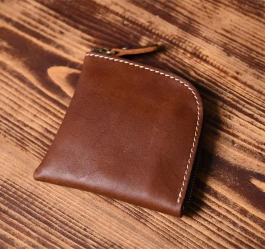 Кошелек из натуральной кожи на молнии для мужчин и женщин|purse male|purse mencard purse |