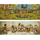 Алмазная живопись с изображением ангела, квадратнаяКруглая Мозаика, рукоделие, домашний декор