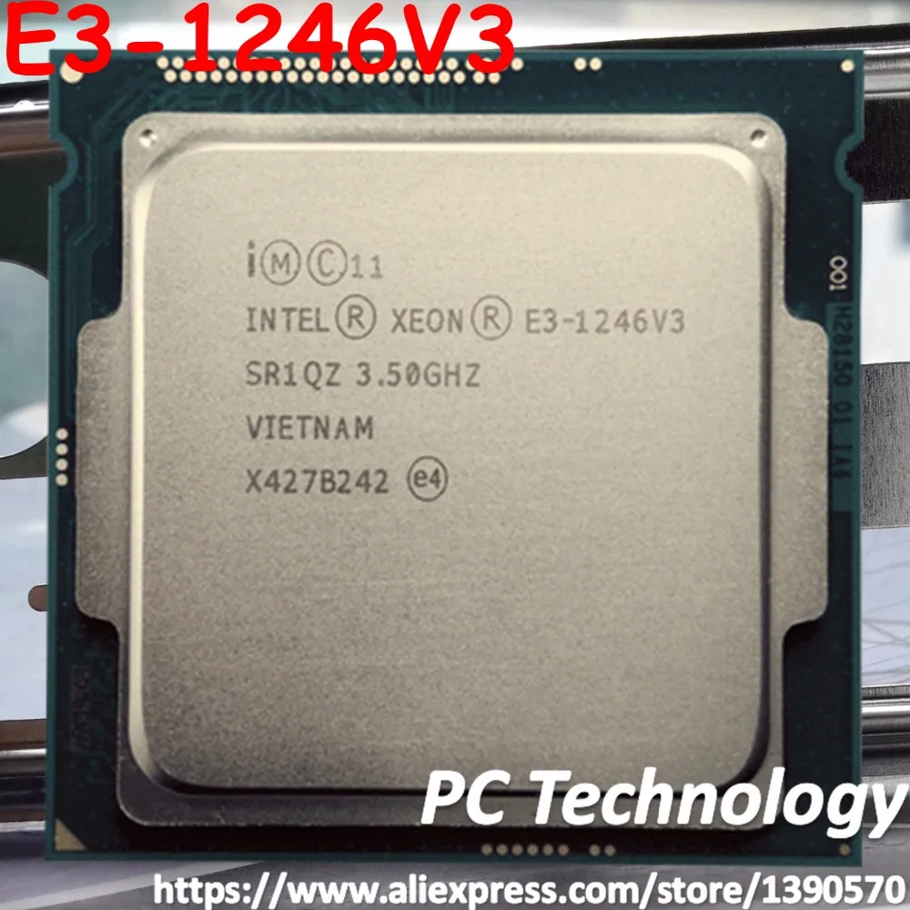 Оригинальный процессор Intel Xeon 3 50 ГГц 8 м LGA1150 четырехъядерный для настольного ПК с