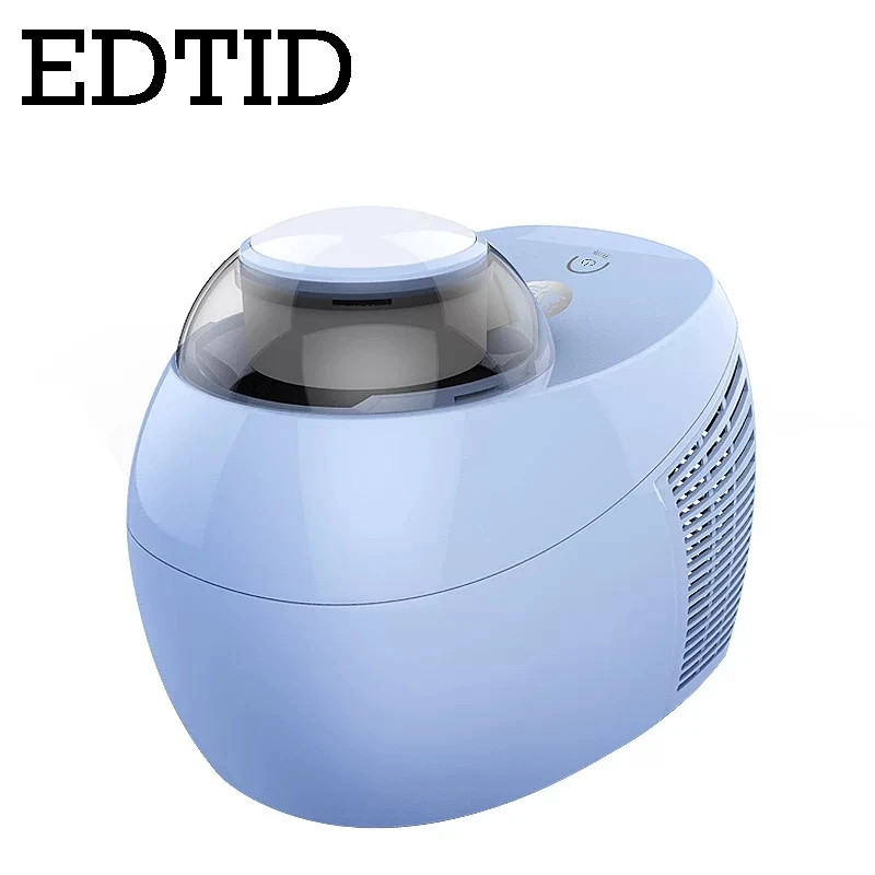 EDTID Полностью Автоматическая DIY машина для мороженого 500 мл интеллектуальная самохолодная машина для мороженого замороженные фрукты десерт морозильная камера США ЕС