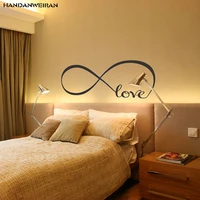 1pcs cycle ringlovewall stickers for bedroom home decor wall stickers vinyl home decal stickers black white