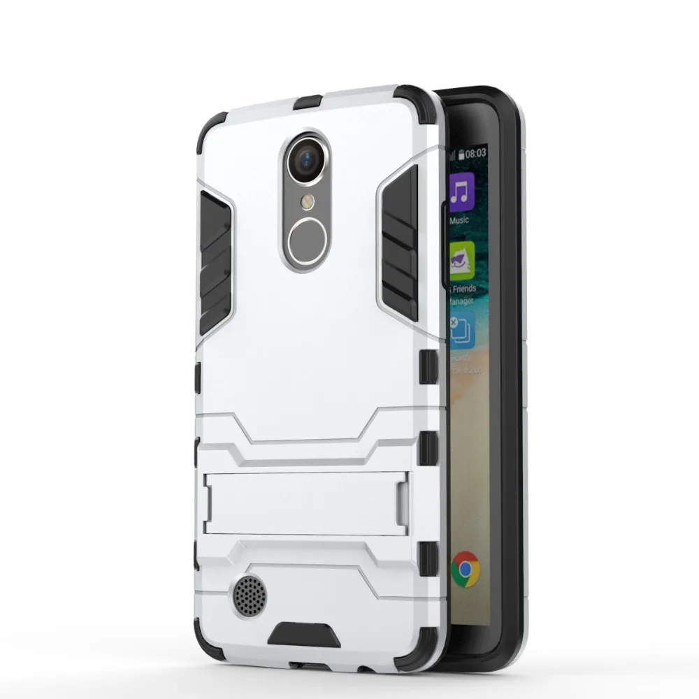 BYHeYang For LG LV3 / Aristo M210/LG K8 2017 Case Slim Hard Back Phone Robot Armor Protector Hybrid Rugged Rubber Cover |