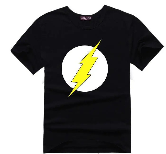 Футболка с теорией Большого Взрыва Шелдон Купер супер герой Зеленый Фонарь Яркий