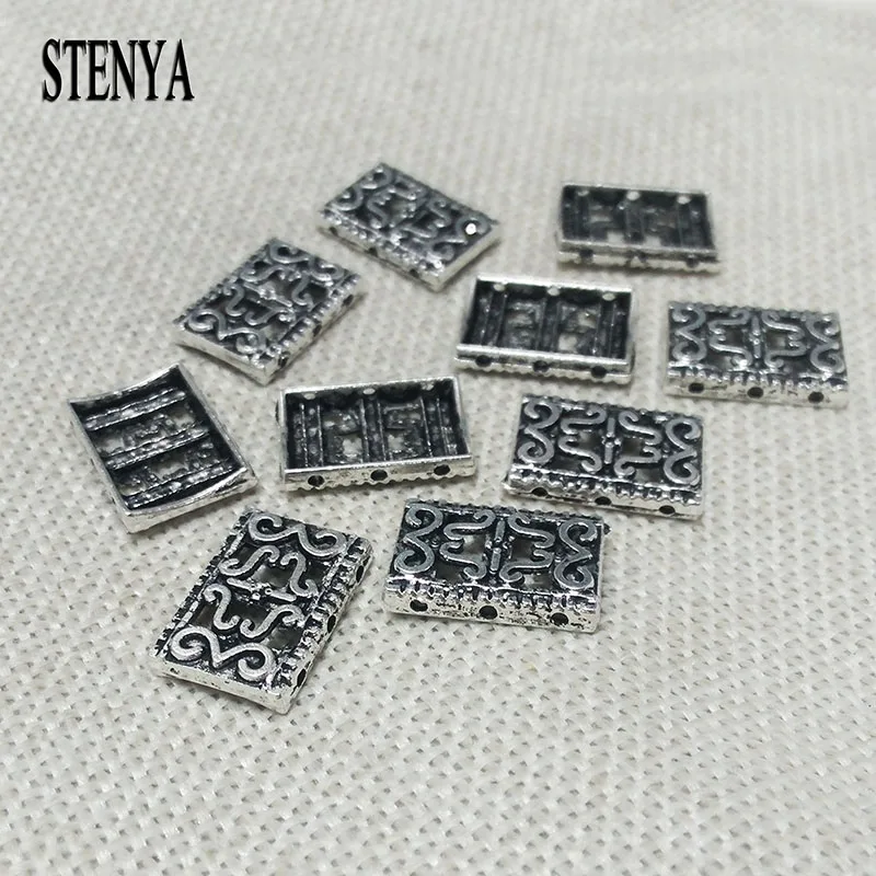 Колье с 3 звеньями соединитель для ожерелья многослойная зеркальная фурнитура