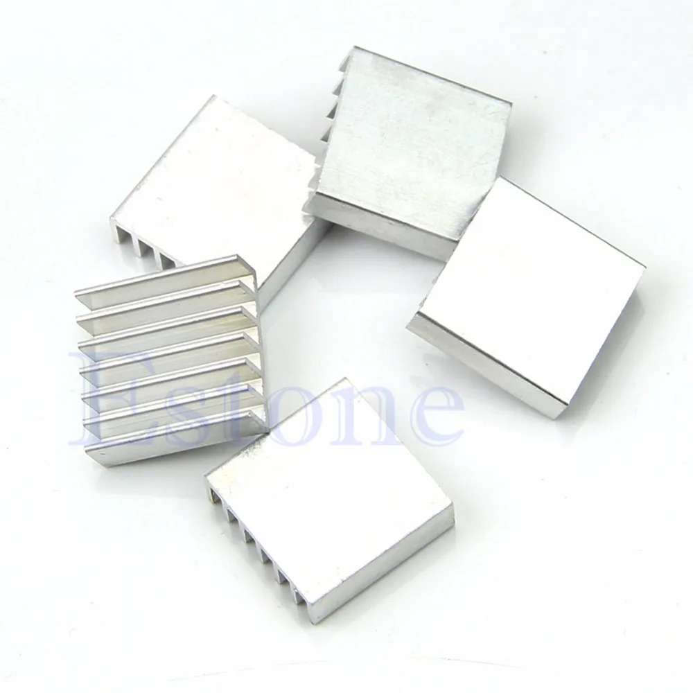 5 шт./компл. 20*20*6 мм высококачественный алюминиевый теплоотвод для LED Power Memory Chip IC