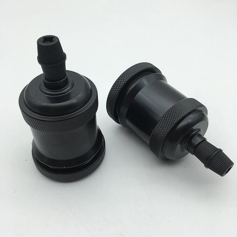 

matte black pendant lamp socket E26 E27 antique edison lampholder