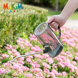 Длинная Лейка MAIKAMI из нержавеющей стали, ручная Лейка для домашнего сада