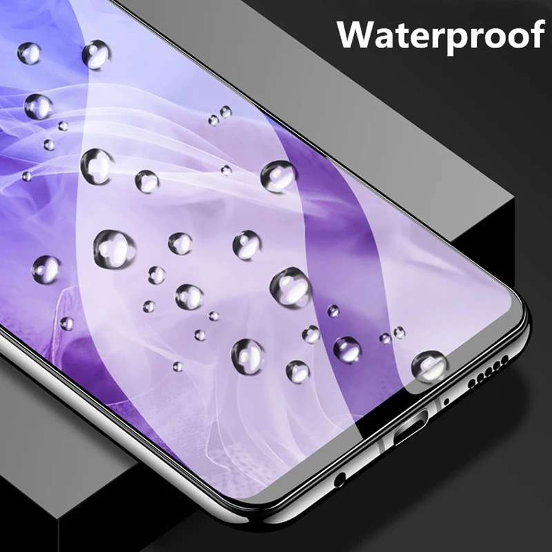Чехол из закаленного стекла для Huawei P20 lite полноэкранная Защитная пленка pro nova 3e