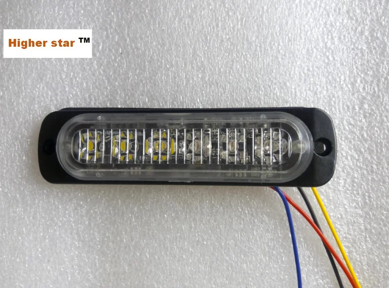 

High intensity 6*3W Led car surface mounting warning light,emergency Lamp,strobe light,22 flashing pattern,waterproof