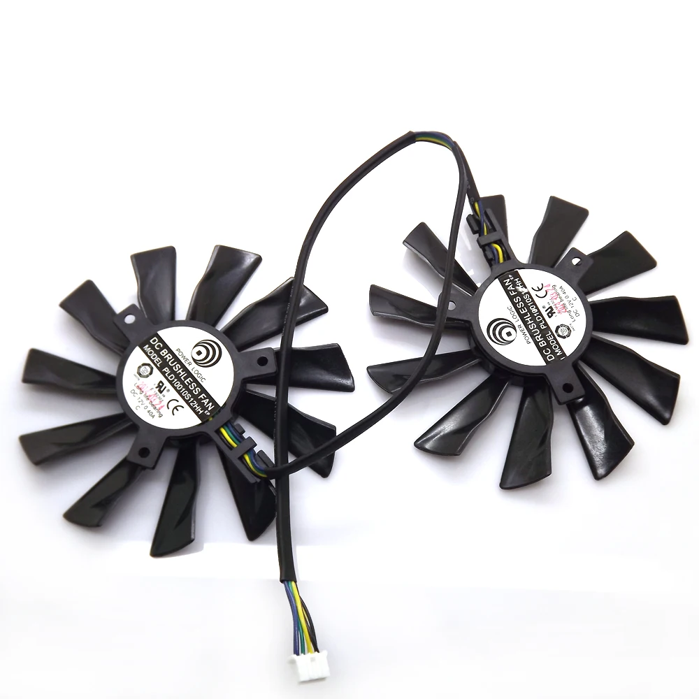 2 шт./лот PLD10010S12HH 12 В 0 40a 95 мм VGA вентилятор для MSI 1 5 видеокарта 2|card fan|graphics card fanvga fan |