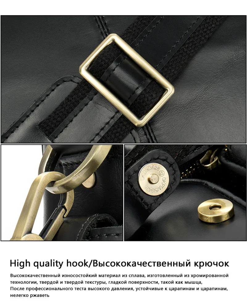 PNDME бизнес Первый слой воловья кожа мужской портфель большой емкости натуральная кожа офисная сумка для компьютера дорожная сумка для мужчин