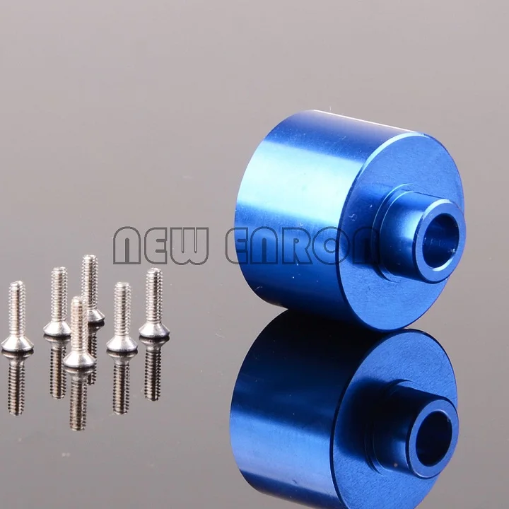 BLUE ENRON 1:10 Алюминий дифференциальный Diff чехол BJR011 для Team Losi 1/10 BAJA Рей - Цвет: BLUE