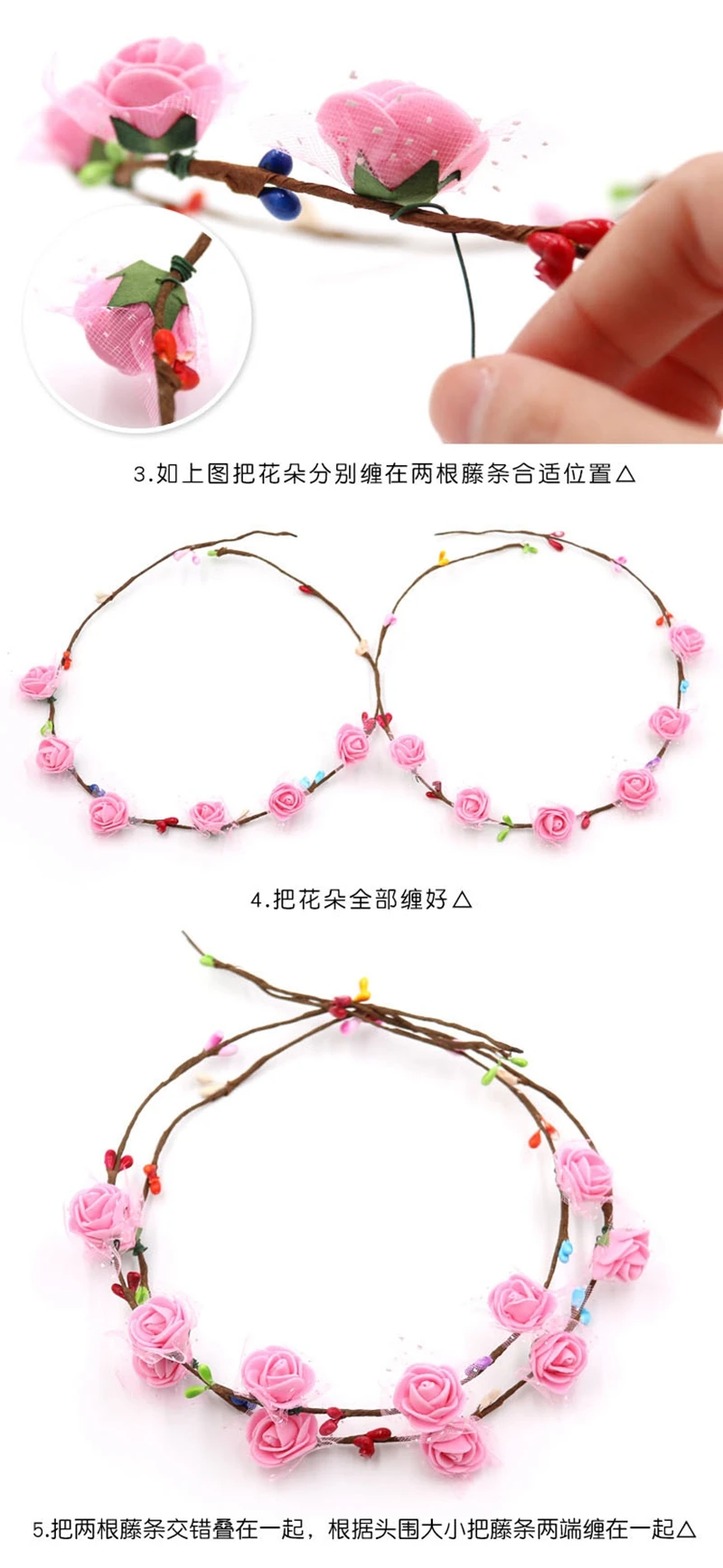 DIY Anadem венок для детей Искусство и ремесла процесс Corolla детский сад Игрушка для Детские принадлежности EVA 65 см подарок на день рождения игрушки ручной работы