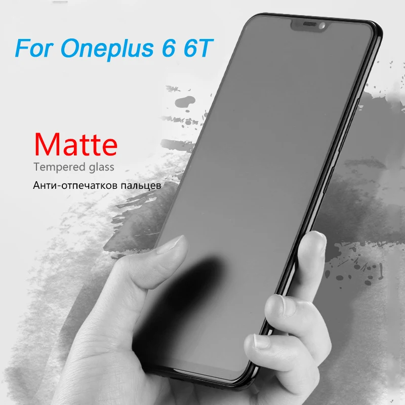 Матовое стекло для oneplus 6 т T защита экрана против отпечатков пальцев закаленное с