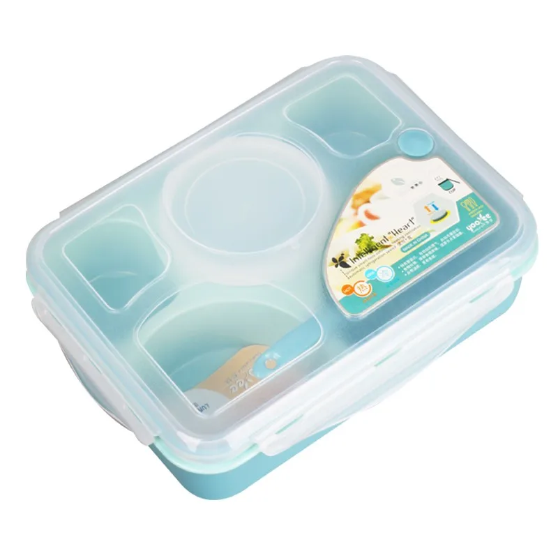 Коробка для ланча Supreme Bento Полностью герметичная коробка еды с 5 отделениями бэнто