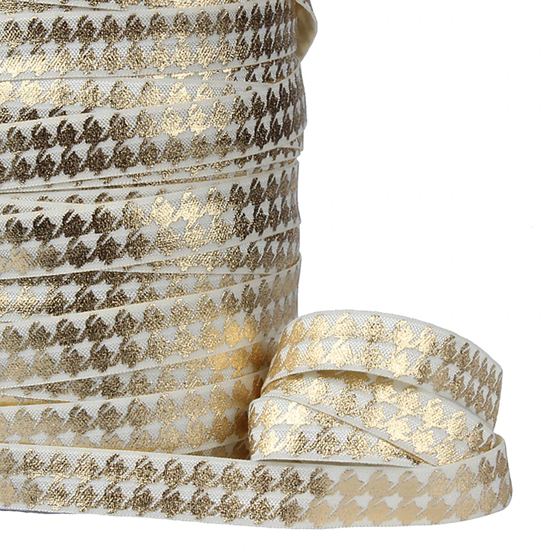 (100Y/Лот) Новые эластичные ленты с рисунком гусиные лапки | Дом и сад