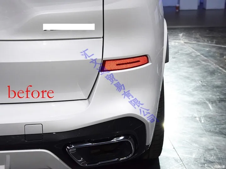 Для BMW X5 G05 2019 2020 ABS хромированный задний отражатель противотумансветильник