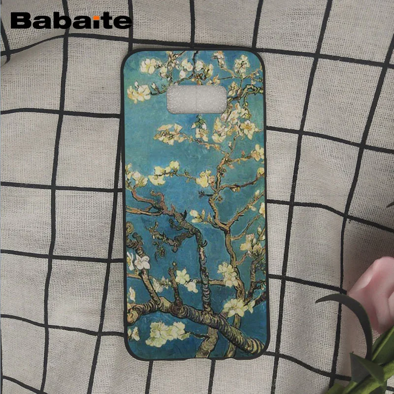 Чехол для телефона Ван Гога с рисунком звездной ночи Samsung Galaxy s9 s8 plus note 8 note9 s7 s6edge