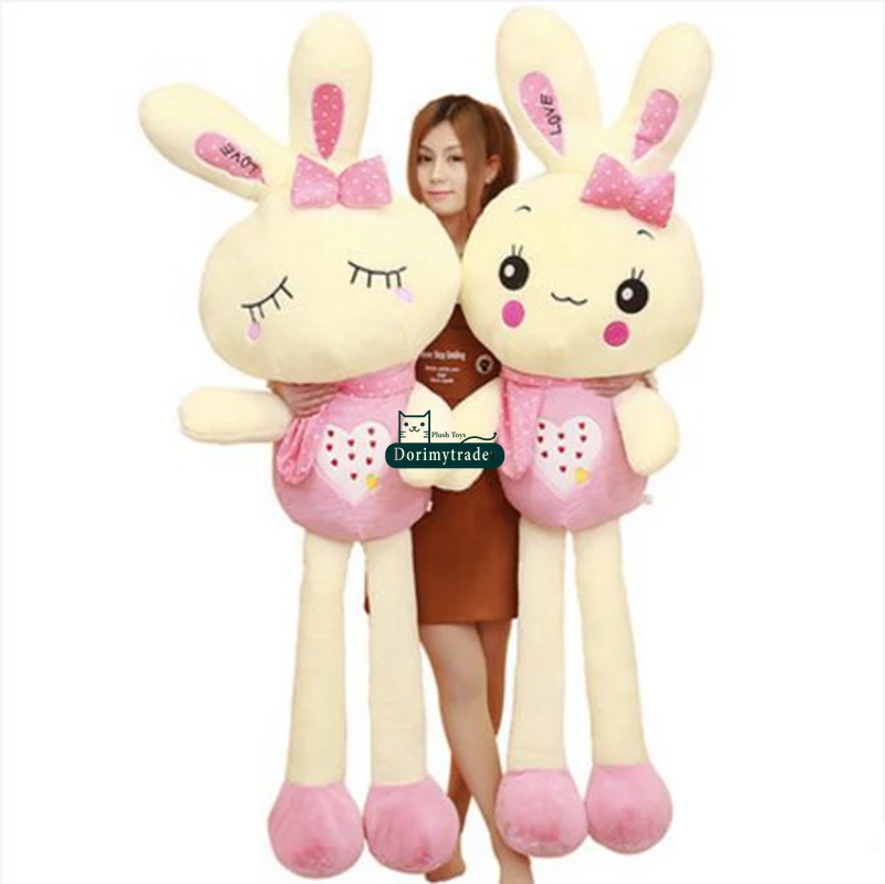 Dorimytrader милый мягкий Большой Аниме кролик плюшевая кукла мультфильм kawaii розовый