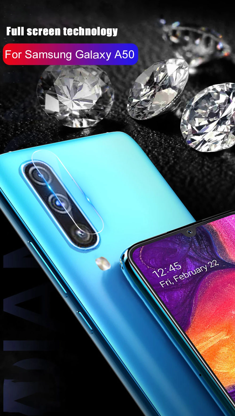 2 шт для задней панели Камера защитное устройство для объектива для samsung Galaxy A50 A70 A80 A60 A40 A40S A30 A20 A10 A750 A90 защитная пленка из закаленного стекла