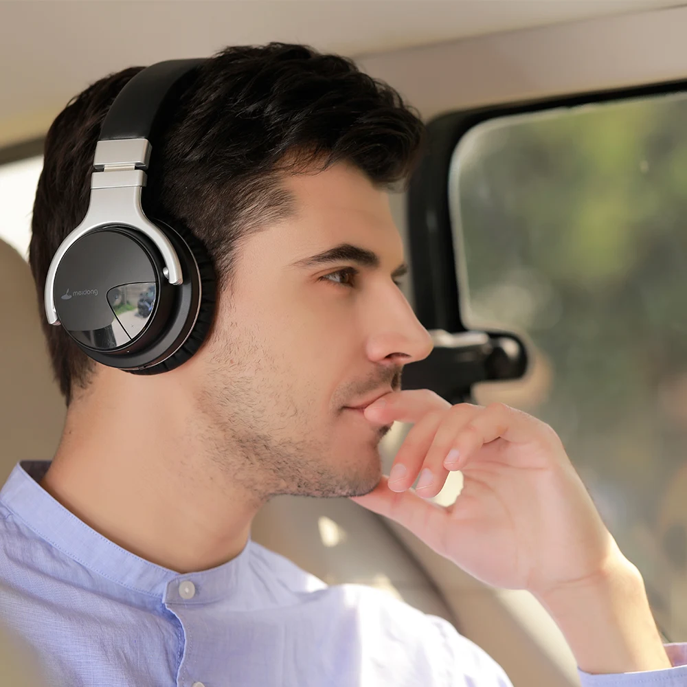 Meidong E7B активный Шум шумоподавления наушники Bluetooth Беспроводной гарнитура с