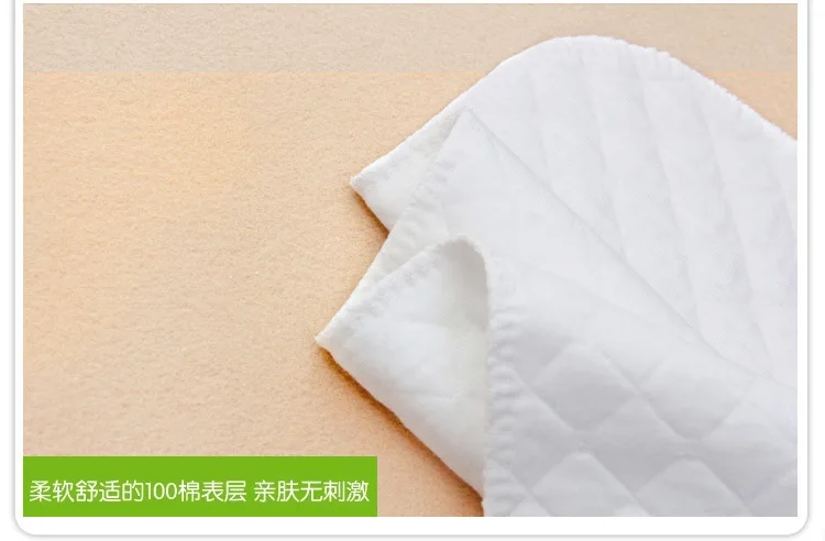 10 шт./лот 3-слойные Экологичные хлопковые мягкие и дышащие детские тканевые