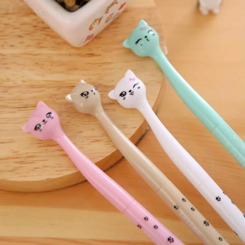 Стильная футболка с изображением персонажей видеоигр Кот гелевые ручки кавайные