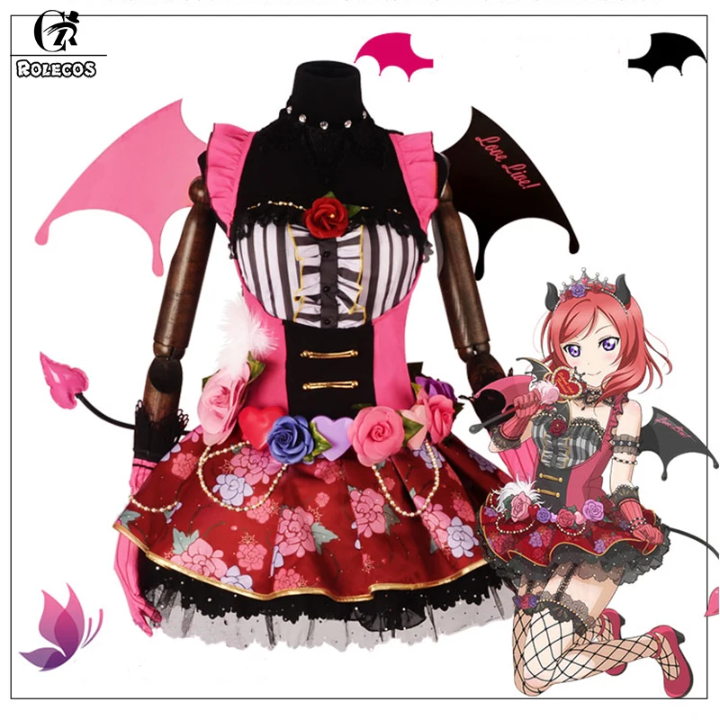 Косплей костюм ROLECOS с аниме LOVE LIVE маленький дьявол милая жизнь все персонажи