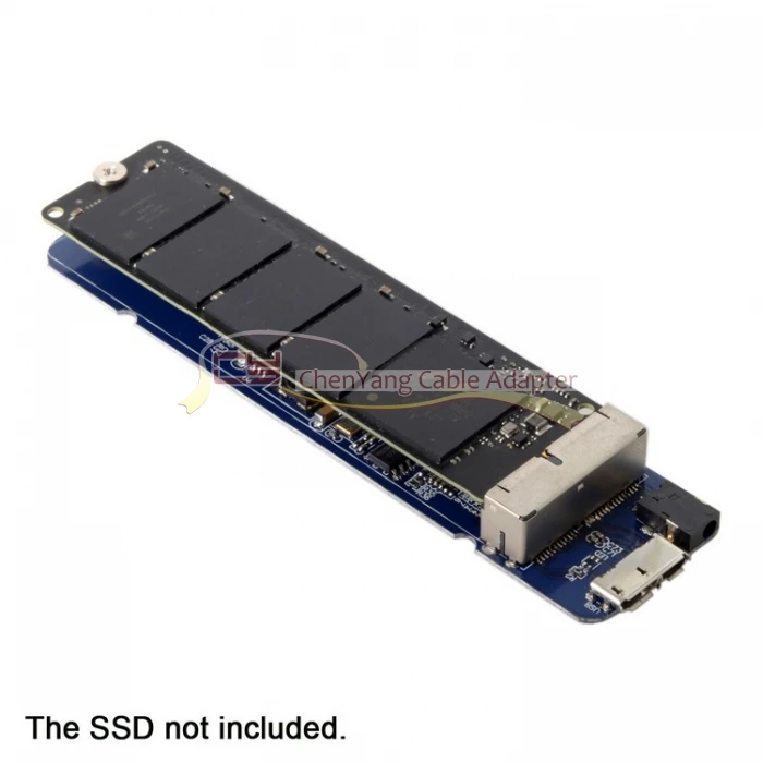 CY Mac book Air Pro 2013 2014 2015 2016 SSD портативный чехол USB 3 0 до 16 + 12 контактов Корпус для