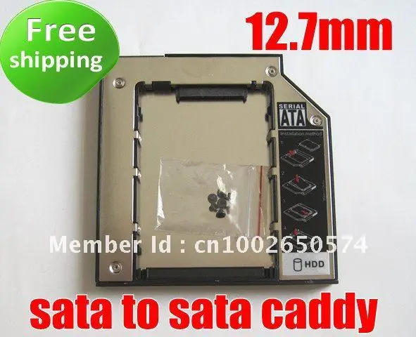 Переходник SATA/SATA для второго жесткого диска 12 7 мм универсальный ноутбука |